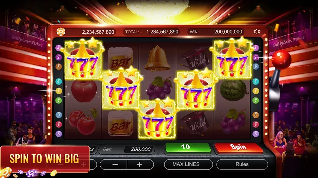 RallyAces Poker (РаллиЭйс Покер)  [МОД Menu] Screenshot 2