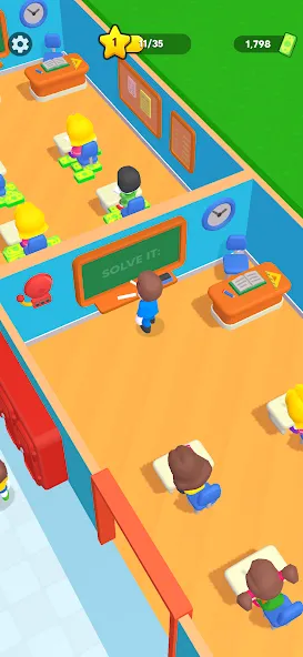 My Dream School Tycoon Games (Мои игры владения школой мечты)  [МОД Много монет] Screenshot 1