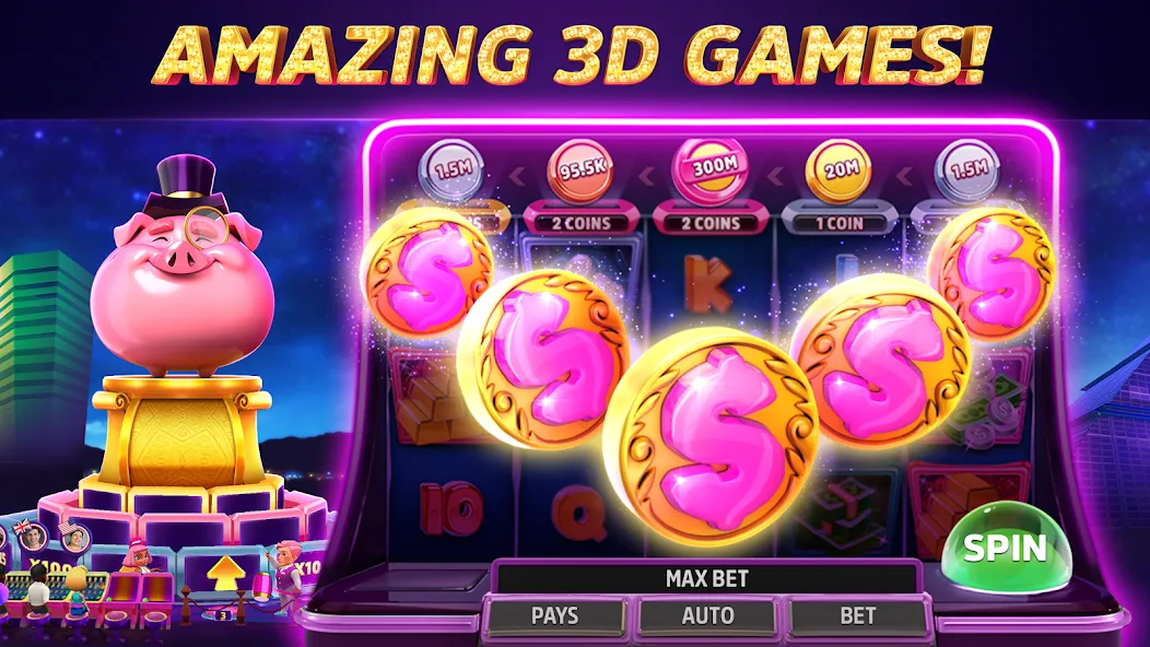 POP! Slots™ Vegas Casino Games  [МОД Много монет] Screenshot 4