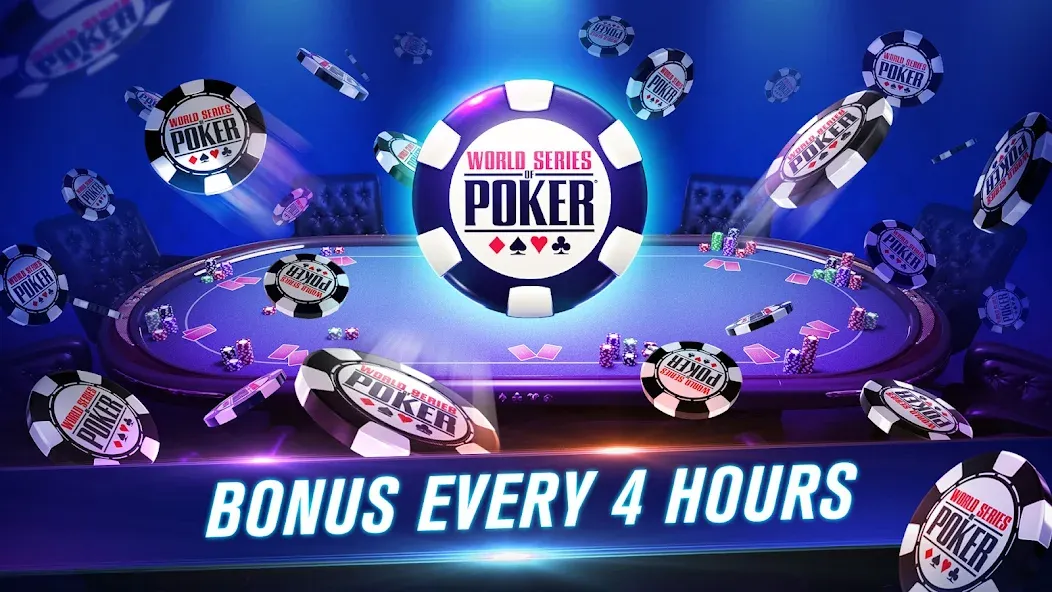 WSOP Poker: Texas Holdem Game (ВСОП Покер)  [МОД Mega Pack] Screenshot 2