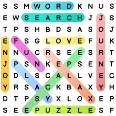 Взломанная Word Search - Word Puzzle Game  [МОД Menu] - последняя версия apk на Андроид