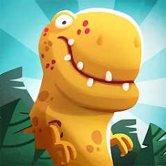 Взломанная Dino Bash: Dinosaur Battle (Дино Баш)  [МОД Mega Pack] - последняя версия apk на Андроид