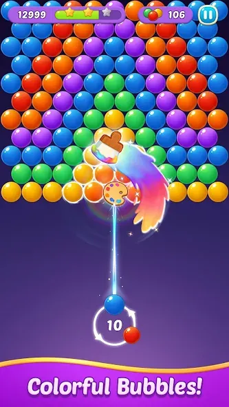 Bubble Shooter Gem Puzzle Pop (Бабл Шутер Драгоценный камень)  [МОД Unlimited Money] Screenshot 3