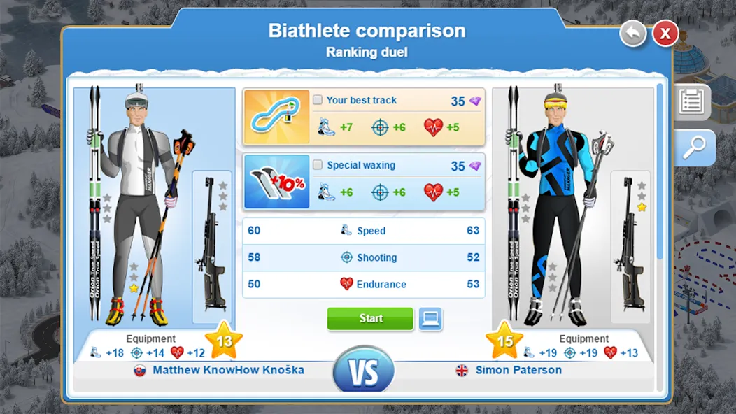 Biathlon Mania (Биатлон Мания)  [МОД Unlocked] Screenshot 5