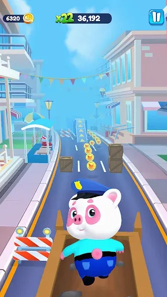 Piggy Panda Run: Fun Game  [МОД Все открыто] Screenshot 4