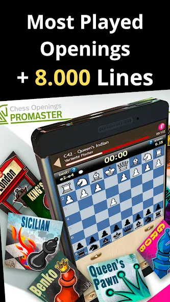 Chess Openings Promaster  [МОД Unlocked] Screenshot 4