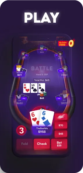 Prometheus: Battle Poker (Прометей)  [МОД Бесконечные деньги] Screenshot 1