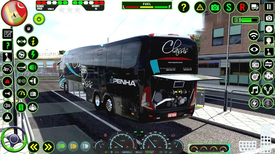 Euro Coach Bus Simulator 3D (Паблик Коуч Бас Драйвинг 3Д)  [МОД Бесконечные деньги] Screenshot 2