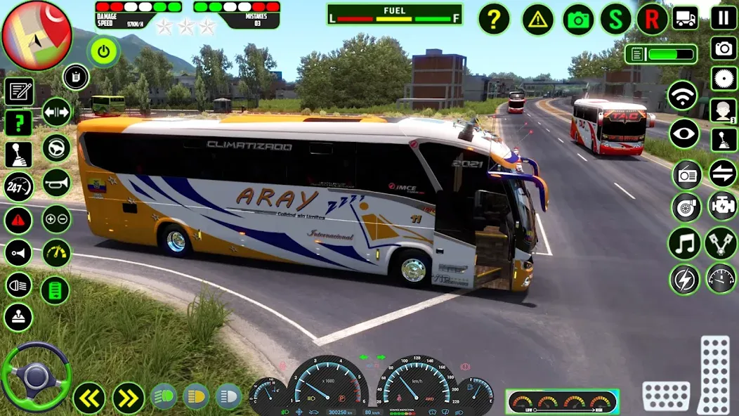 Euro Coach Bus Simulator 3D (Паблик Коуч Бас Драйвинг 3Д)  [МОД Бесконечные деньги] Screenshot 4