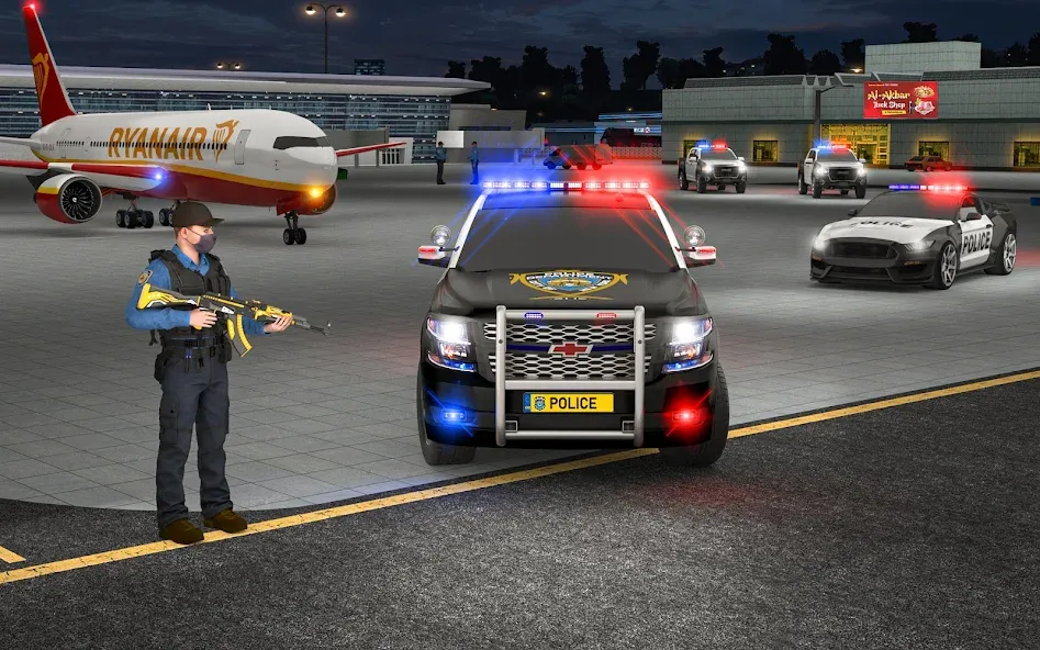 City Police Car Driving Games  [МОД Много денег] Screenshot 4