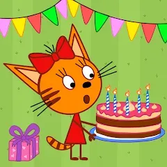 Взломанная Kid-E-Cats: Kids birthday  [МОД Бесконечные монеты] - последняя версия apk на Андроид