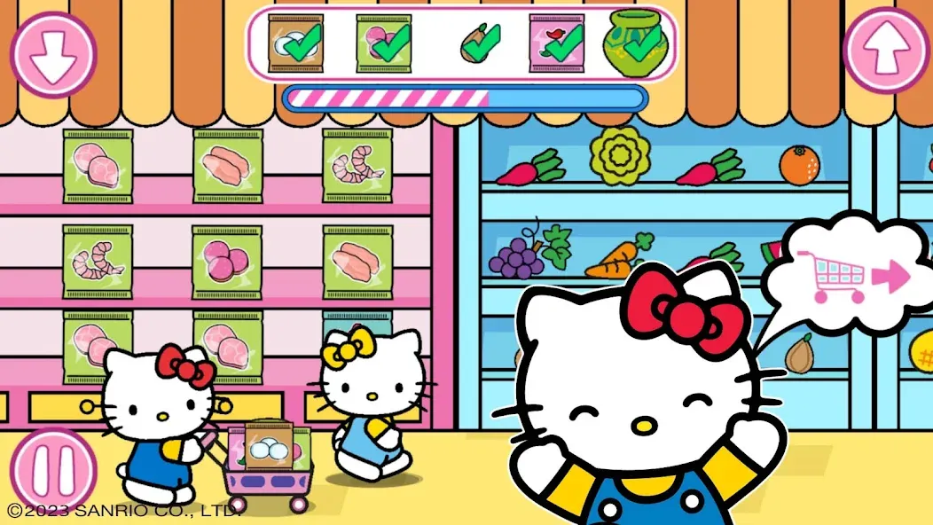 Hello Kitty: Kids Supermarket (Хеллоу Китти)  [МОД Бесконечные деньги] Screenshot 2