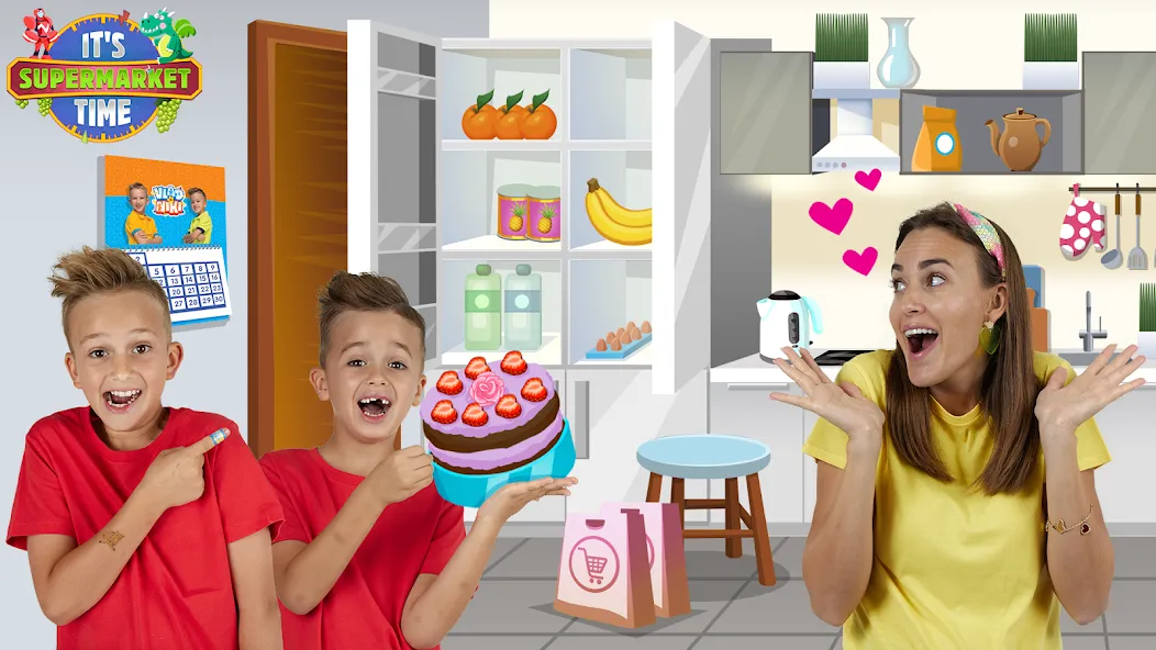 Vlad & Niki Supermarket game  [МОД Много денег] Screenshot 5