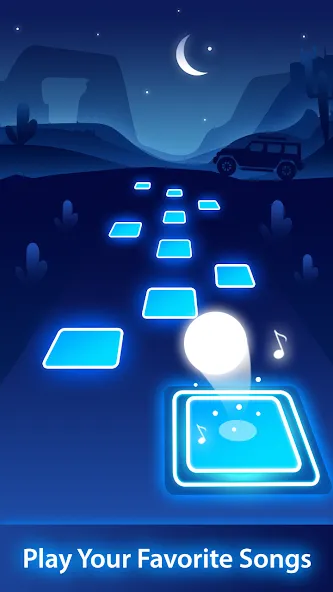 Magic Ball Tiles Hop Music Run (Меджик Бол Тайлз Хоп Мьюзик Ран)  [МОД Все открыто] Screenshot 2