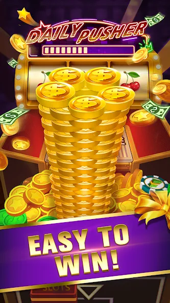 Daily Pusher Slots 777 (Дейли Пушер Слотс 777)  [МОД Много монет] Screenshot 1