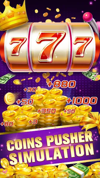 Daily Pusher Slots 777 (Дейли Пушер Слотс 777)  [МОД Много монет] Screenshot 2