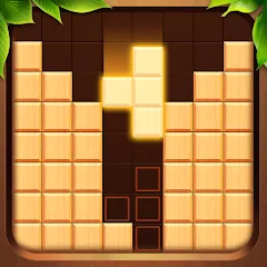 Взломанная Wood Block Classic (Вуд Блок Классик)  [МОД Все открыто] - стабильная версия apk на Андроид