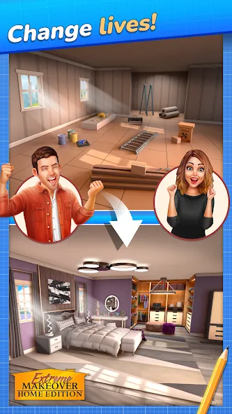 Extreme Makeover: Home Edition (Экстриммакеовер)  [МОД Menu] Screenshot 1