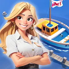 Скачать взломанную Idle Seafood Market -Tycoon (Айдл Сифуд Маркет)  [МОД Меню] - полная версия apk на Андроид