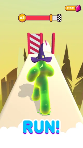 Blob Runner 3D (Блоб Раннер 3Д)  [МОД Mega Pack] Screenshot 1