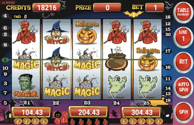 Slot Machine Halloween Lite (Слот машина Хэллоуин Лайт)  [МОД Все открыто] Screenshot 2