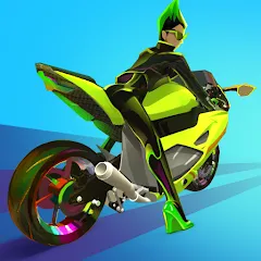 Взлом Wild Wheels: Bike Racing (Уайлд Вилз)  [МОД Меню] - последняя версия apk на Андроид