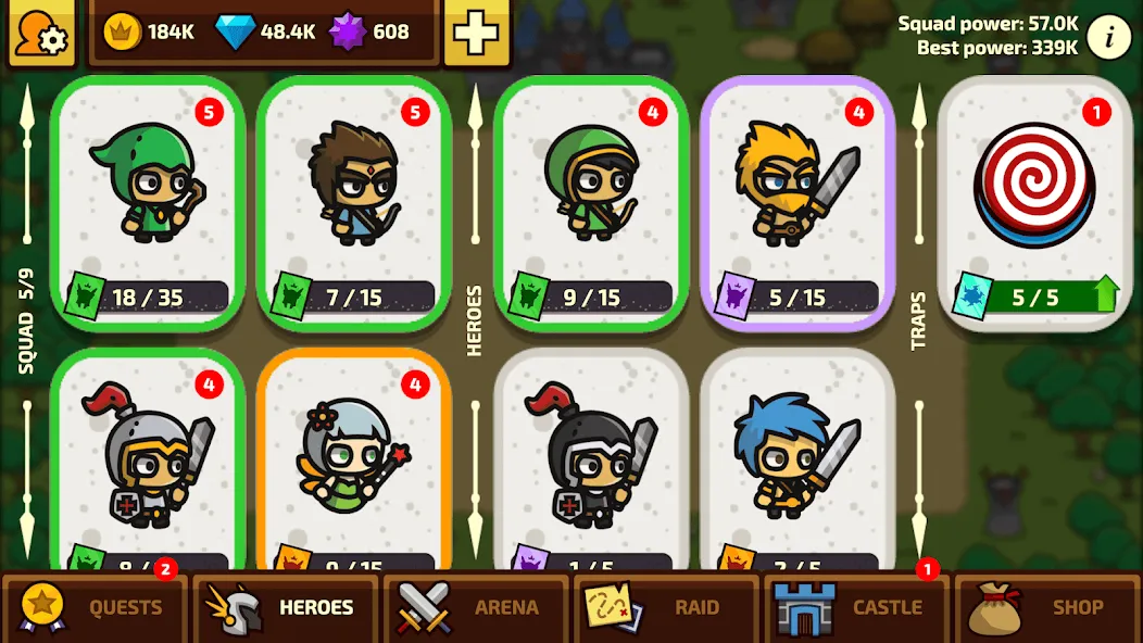 Raid Heroes: Total War  [МОД Unlimited Money] Screenshot 4