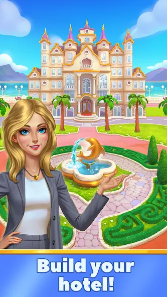 Emily's Hotel Solitaire  [МОД Бесконечные деньги] Screenshot 5