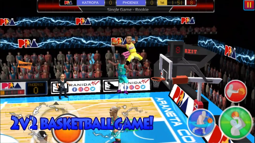 Basketball Slam! (Баскетбол Слэм)  [МОД Бесконечные деньги] Screenshot 1