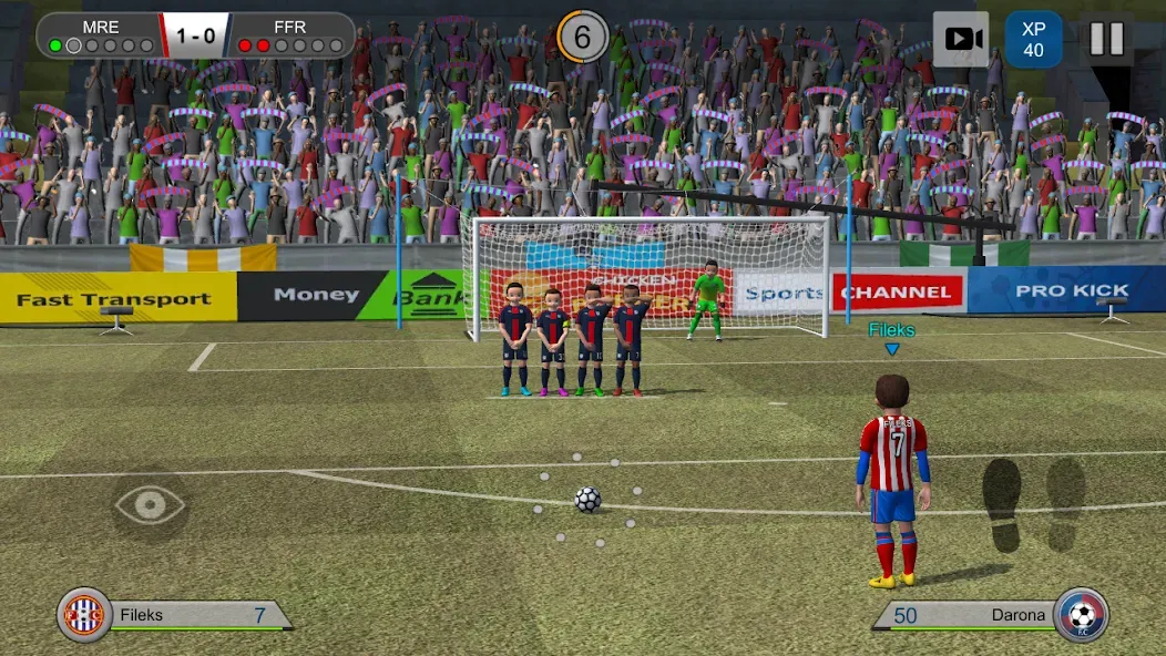 Pro Kick Soccer (Про Кик Сокер)  [МОД Бесконечные деньги] Screenshot 2