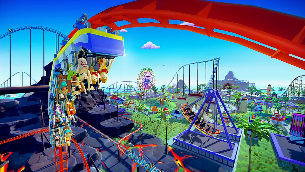 Real Coaster: Idle Game (Реал Коастер)  [МОД Unlimited Money] Screenshot 1