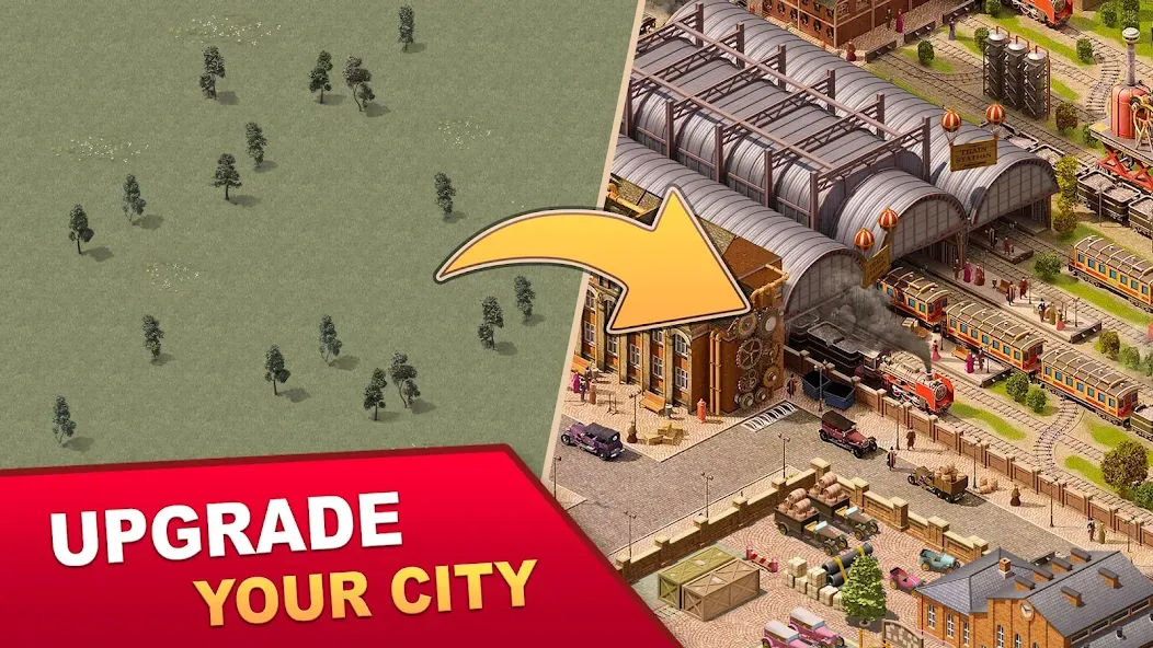 Steam City: Town building game (Стим Сити)  [МОД Все открыто] Screenshot 1