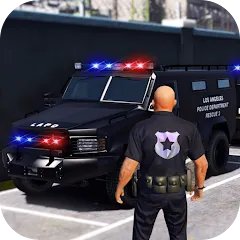 Скачать взломанную Police Games Simulator: PGS 3d  [МОД Mega Pack] - полная версия apk на Андроид