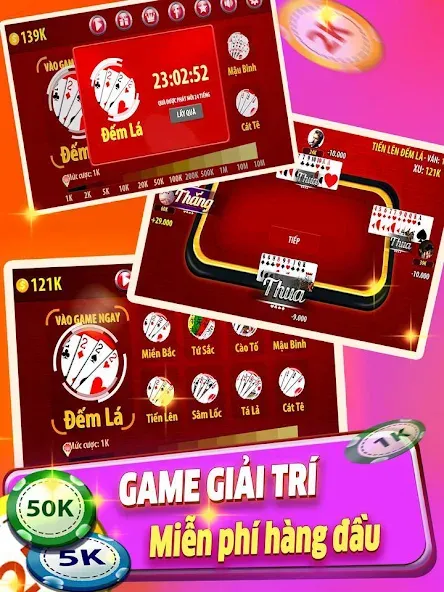 Tiến Lên Đếm Lá - Tien Len  [МОД Menu] Screenshot 2