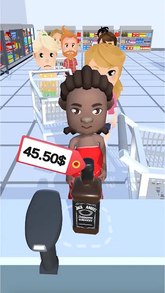 Hypermarket 3D (Хайпермаркет 3D)  [МОД Бесконечные монеты] Screenshot 1