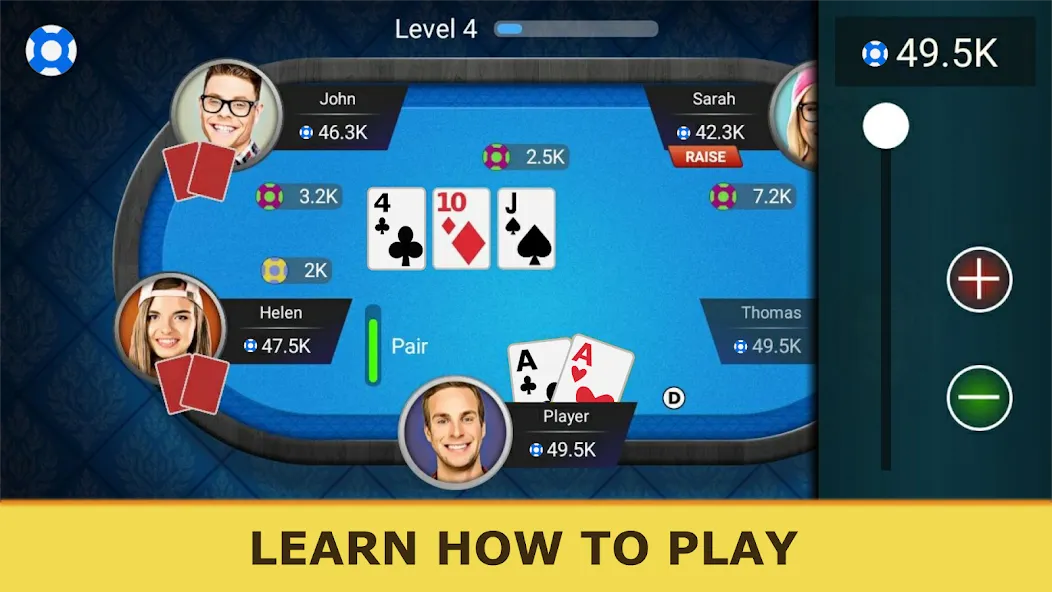 Poker Offline: Texas Holdem  [МОД Много денег] Screenshot 3