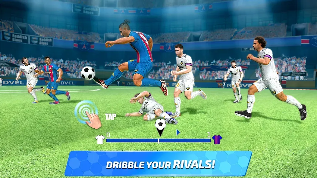 Soccer Star 24 Super Football (оккер Стар 23 Супер Футбол)  [МОД Бесконечные монеты] Screenshot 2