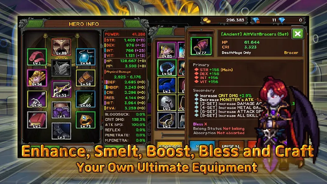 Bless & Magic: Idle RPG game  [МОД Menu] Screenshot 1