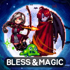 Взломанная Bless & Magic: Idle RPG game  [МОД Menu] - полная версия apk на Андроид