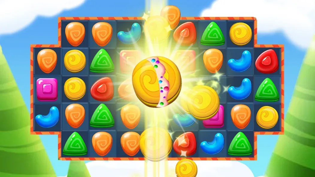 Cookie Jelly Match (Куки Джелли Матч)  [МОД Много монет] Screenshot 2