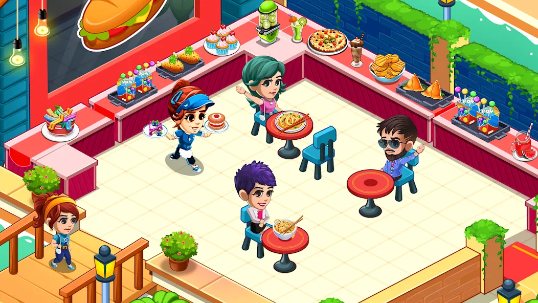 Cooking Restaurant Kitchen (Кукинг Ресторан Китчен)  [МОД Меню] Screenshot 2