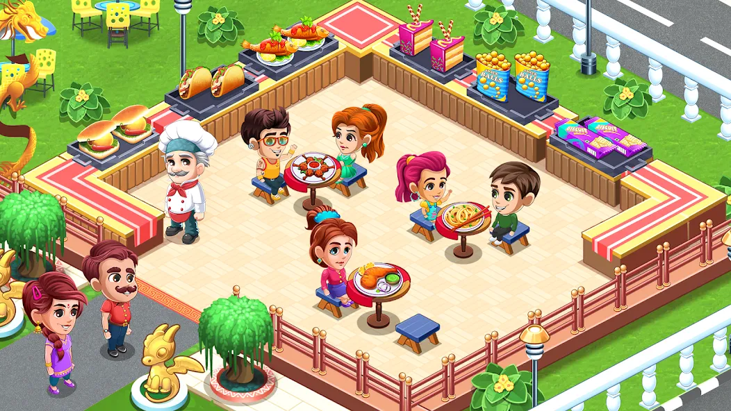 Cooking Restaurant Kitchen (Кукинг Ресторан Китчен)  [МОД Меню] Screenshot 4