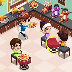 Скачать взлом Cooking Restaurant Kitchen (Кукинг Ресторан Китчен)  [МОД Меню] - последняя версия apk на Андроид