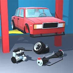 Скачать взломанную Retro Garage - Car Mechanic  [МОД Много денег] - последняя версия apk на Андроид