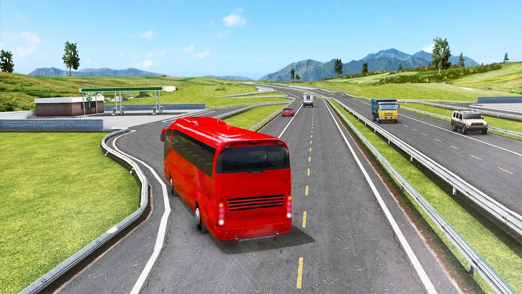 Highway Bus Simulator Bus Game  [МОД Unlimited Money] Screenshot 4