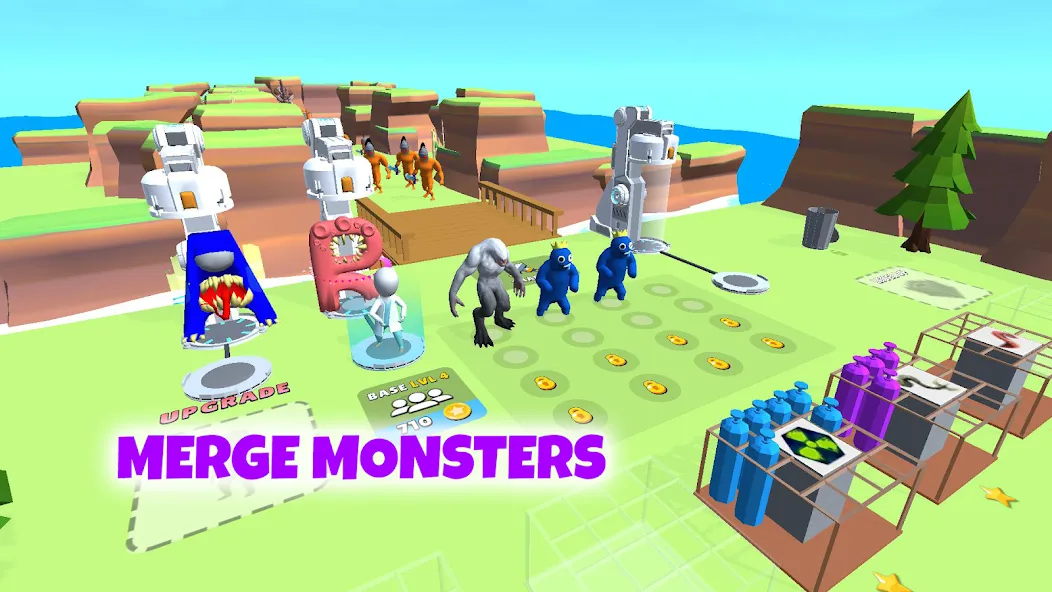 Grimace monster playground (Батл Плейграунд Монстерс)  [МОД Unlimited Money] Screenshot 2