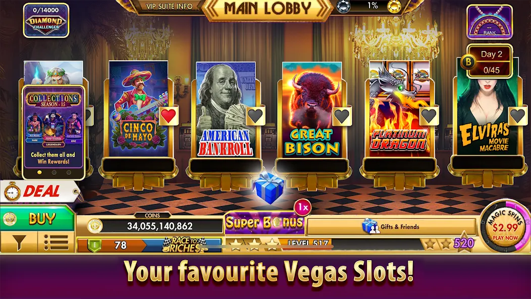 Black Diamond Casino Slots (СЛОТЫ)  [МОД Меню] Screenshot 5