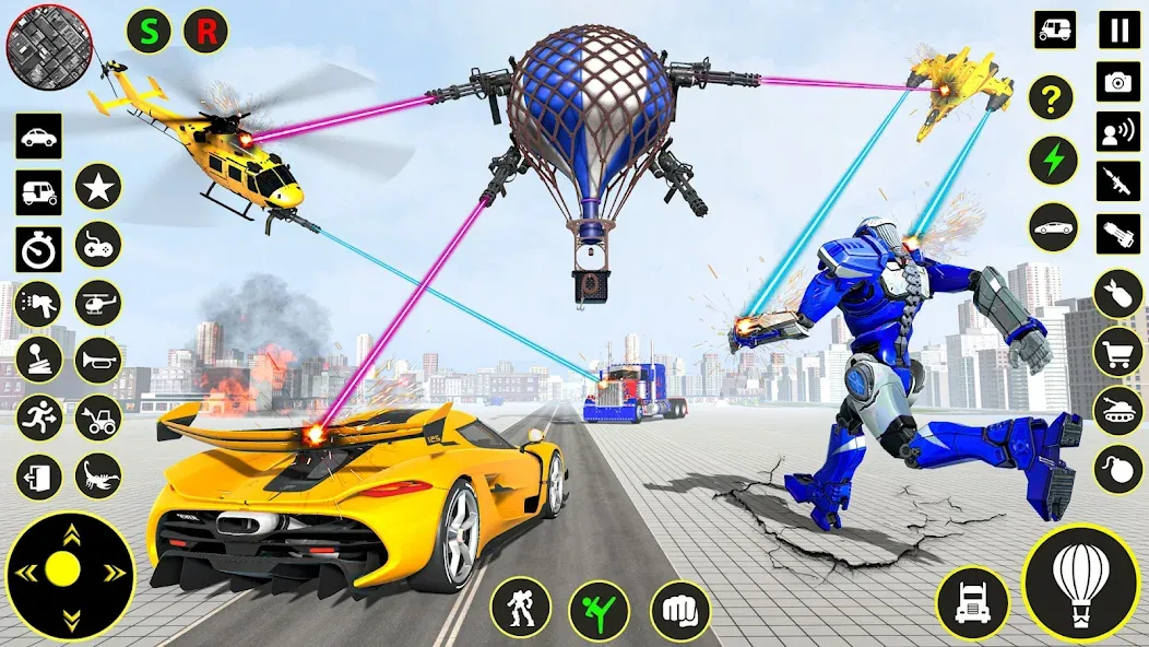 Truck Game - Car Robot Games  [МОД Бесконечные деньги] Screenshot 4