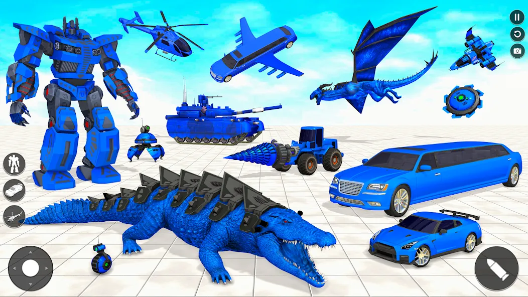 Crocodile Animal Robot Games  [МОД Много денег] Screenshot 5