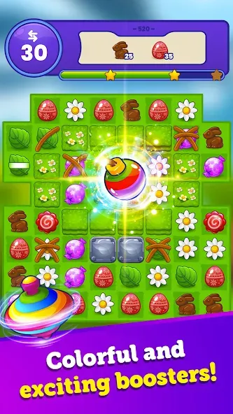 Easter Magic - Match 3 Game (Истер Мэджик)  [МОД Много денег] Screenshot 2